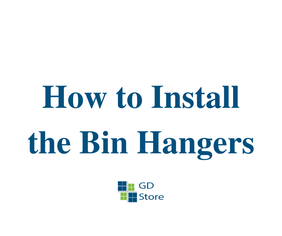 How to Install The GDStore Bin Hangers | VIDEO - GD Store
