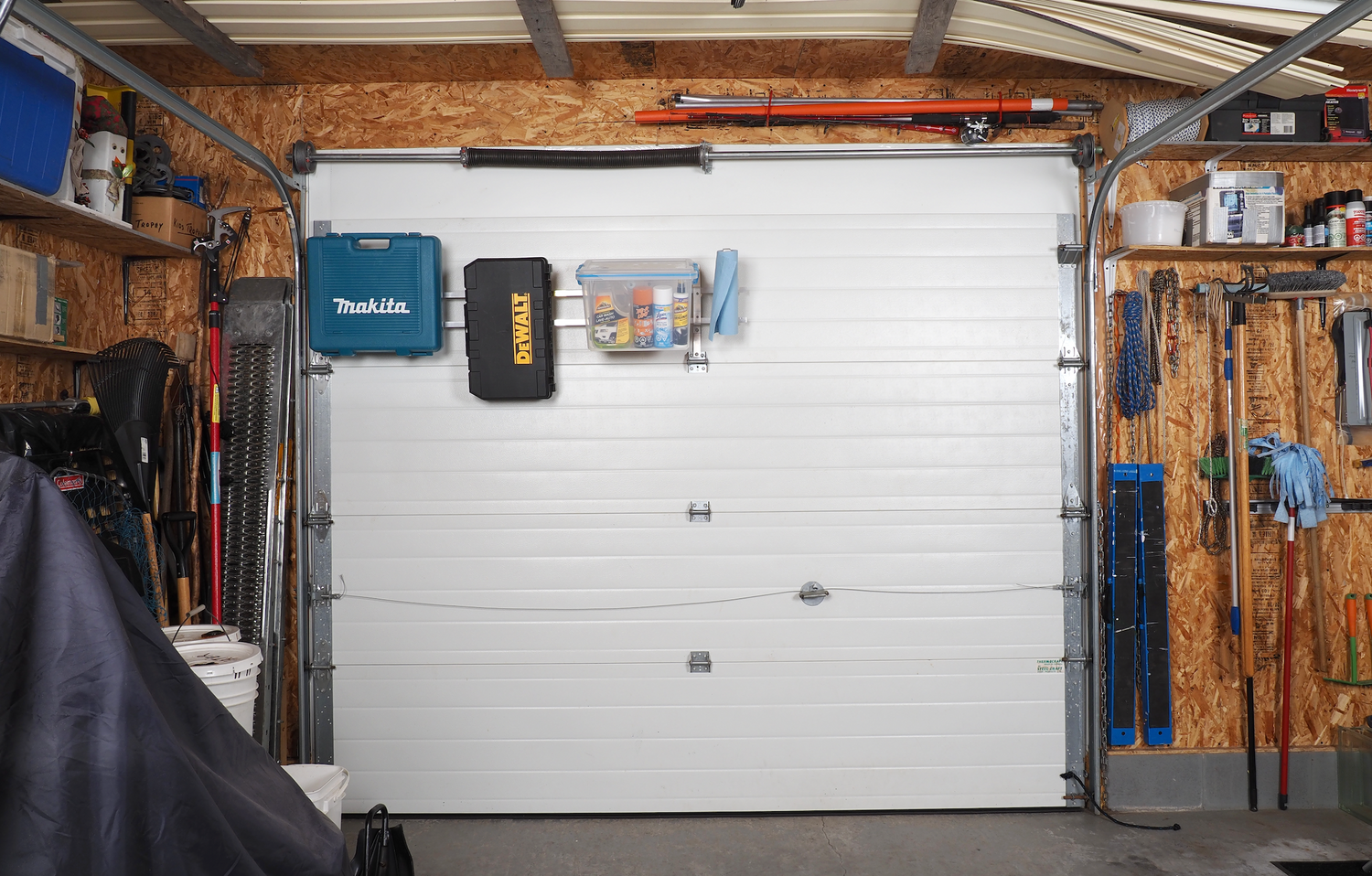 garage door storage solution with GDStore