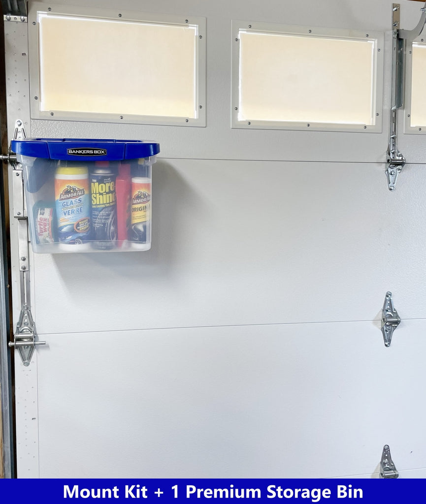 The Buddy-Single Garage Door Storage Kit/with bin - free shipping